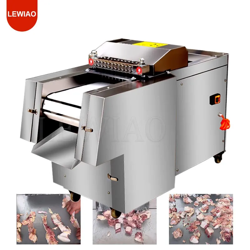 

Frozen Beef Chicken Cutter Automatic Meat Cube Cutting Machine Goat Meat Pork Dice Machine