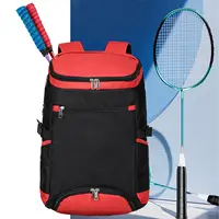 Tennis Backpack Large Capacity Backpack Racket Bag for Badminton Squash Racquets 2 Rackets Outdoor Sports Pickleball Racket 1