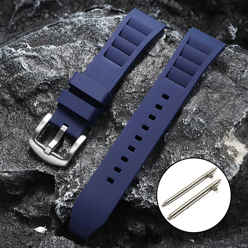 Soft Silicone Quick Release Waterproof Watch Strap - Universal 20/22mm Wristband
