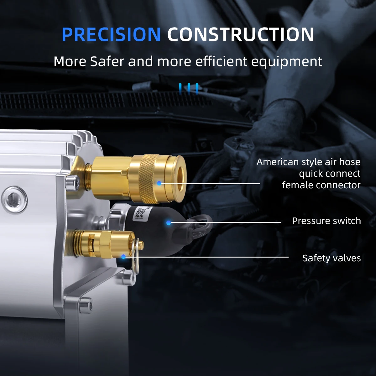 �º��� ������ ���� ����� �����ε� 4X4 12V 2.62CFM, ���� ��ũ, �з� ����ġ �� �з� ����ġ NSV/ARB ���� ����