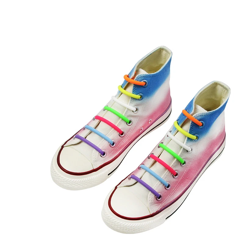 

I-shaped three-dimensional semi-circle free to tie silicone laces thickened lazy free to tie