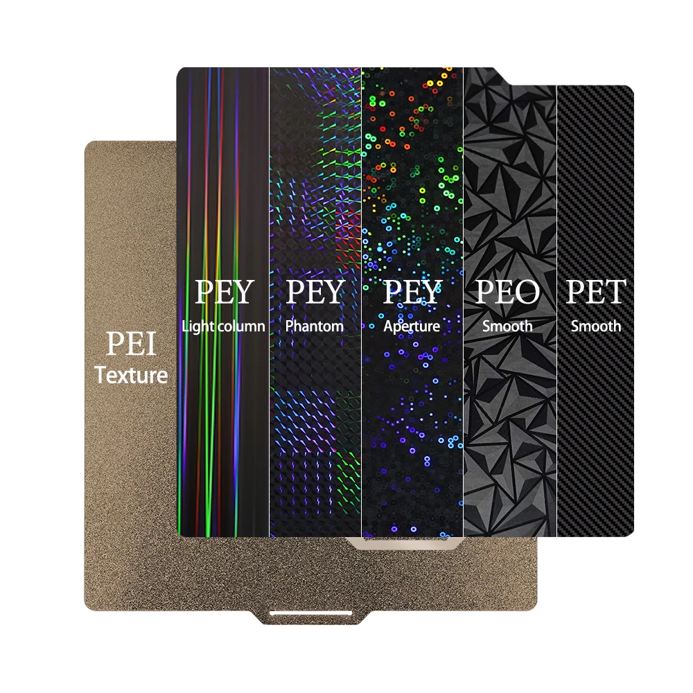 Bamblab 빌드 플레이트용 히트 베드, 7 용수철 스틸 시트, Pei Peo H1H Pey 시트, A1 X1C P1S 빌드 플레이트, 3D 프린터 대나무 랩, 257x25