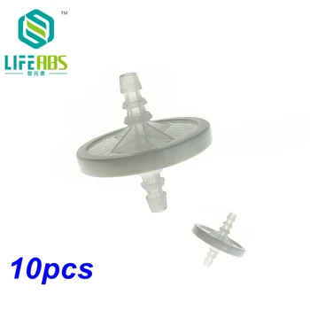 10 pz/lotto Filtro Aria Monouso da Laboratorio per Coltura Biologica 50mm 0.22um, Filtro Respiratorio Asettico con Membrana PTFE Idrofobica