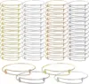 5PCS Stainless Steel Bracelet for Women Expandable Diameter Viking DIY Thread Twist Bangles Adjustable Jewelry Pulseiras Feminin 1