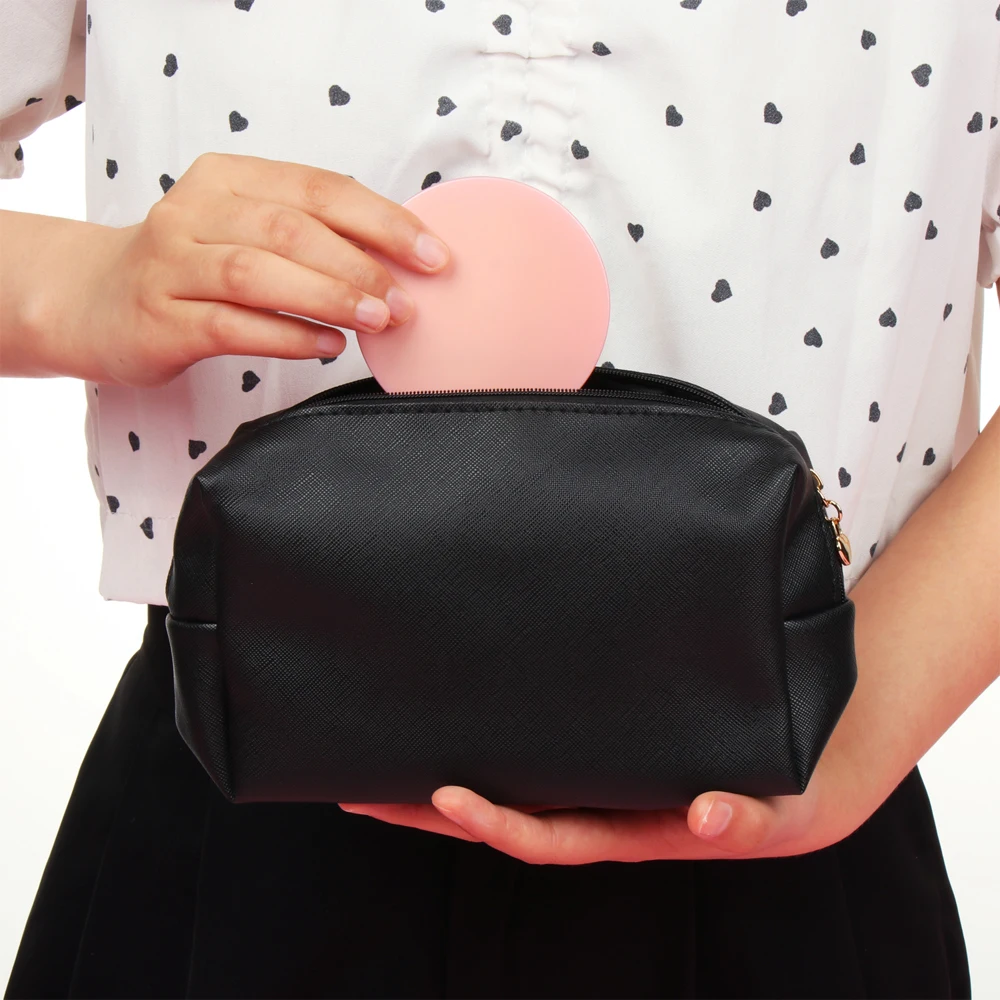 1Pcs Compact Cosmetic Container With Mirror Portable Loose Powder Case Empty Reusable 5g Powder Case Travel Size Makeup Box