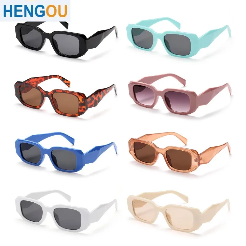 

Trendy Rectangle Sunglasses Women Fashion Retro Sunglasses Square Frame Sun Glasses UV400 Protection Eyewear