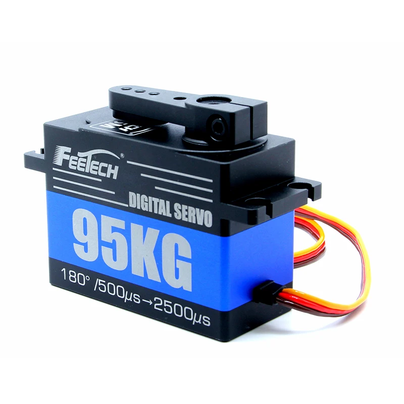 

Industrial Grade 12V Giant Scale Servo 100kg Brushless Motor Components for RC Airplane & UAV Digital Alloy Servo Motor