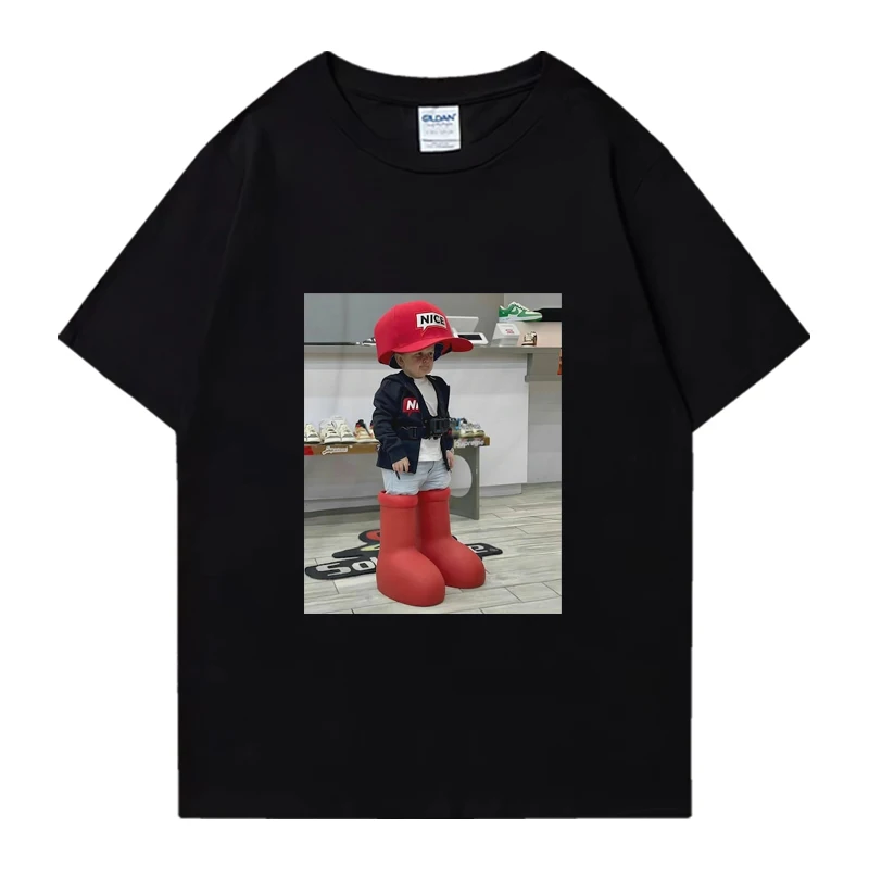 

Высококачественная футболка с портретом Hasbulla, новинка, летние футболки унисекс из 100% хлопка с коротким рукавом, Забавные топы большого размера для мужчин и женщин