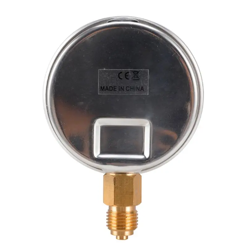 Manometro Idraulico SINOCMP 40Mpa - Doppia Scala (Bar/PSI), Riempito In Glicerina, Acciaio Inox, Per Pompe E Compressori - Foto 6