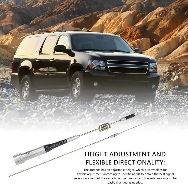 Antenna For Car Universal Antenna Toppers Anti-Bump Flexible Auto Antenna Accessories AM/FM Radio Signal For Car SUV Truck
