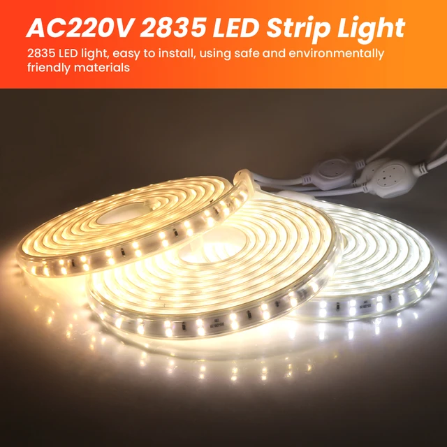Fimilo LED Strip Light for Ceiling 2835 220V Double Row LED Flexible Light  Strips