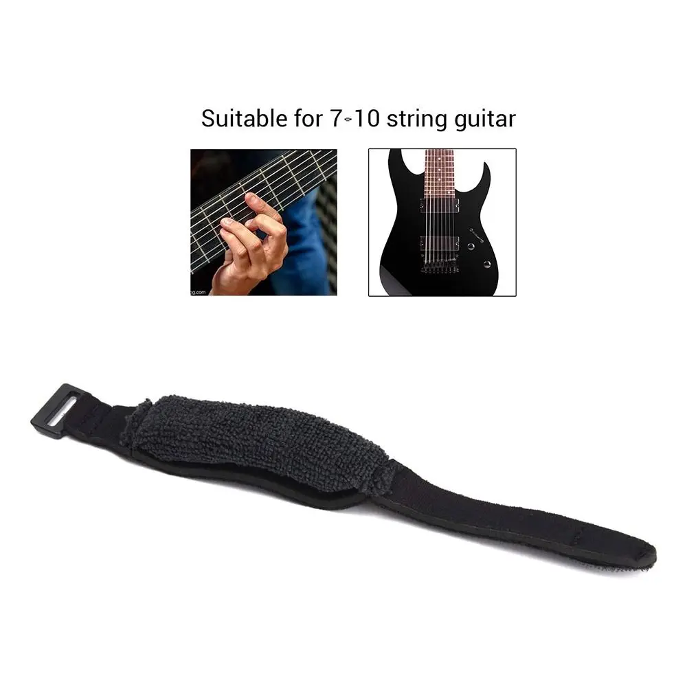 Universal Adjustable Guitar Mute Wrap Instrument Supplies Mute Noise Guitar String Dampener Musical Guitar String Cover Belt
