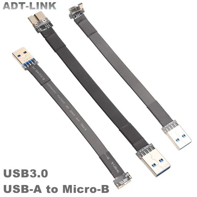 ADT 브랜드 USB 3.0 플랫 리본 케이블은 USB 데이터 익스텐션을 위한 최적의 선택입니다.