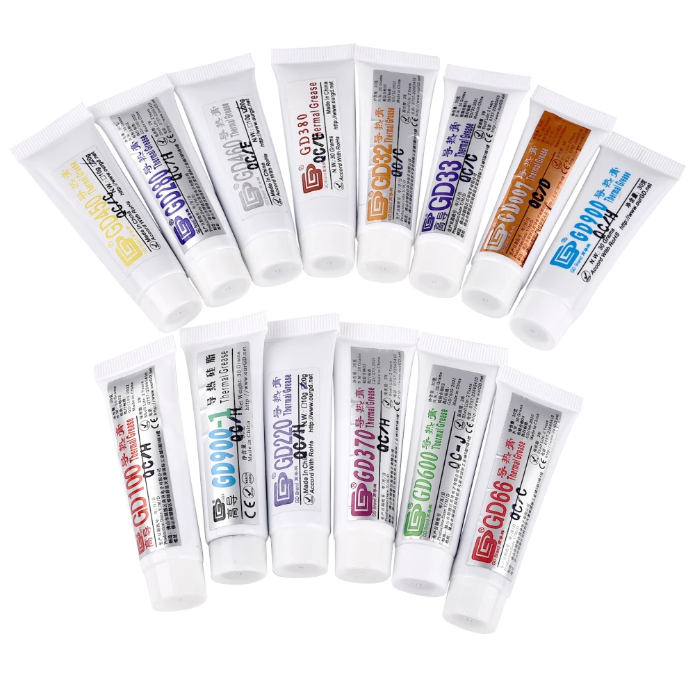 Description Picture 3 of itemHigh Thermal Conductive Grease Paste Silicone Plaster Heat Sink Compound Cpu LED Computer GD900 Heat-Dissipating Silicone Paste