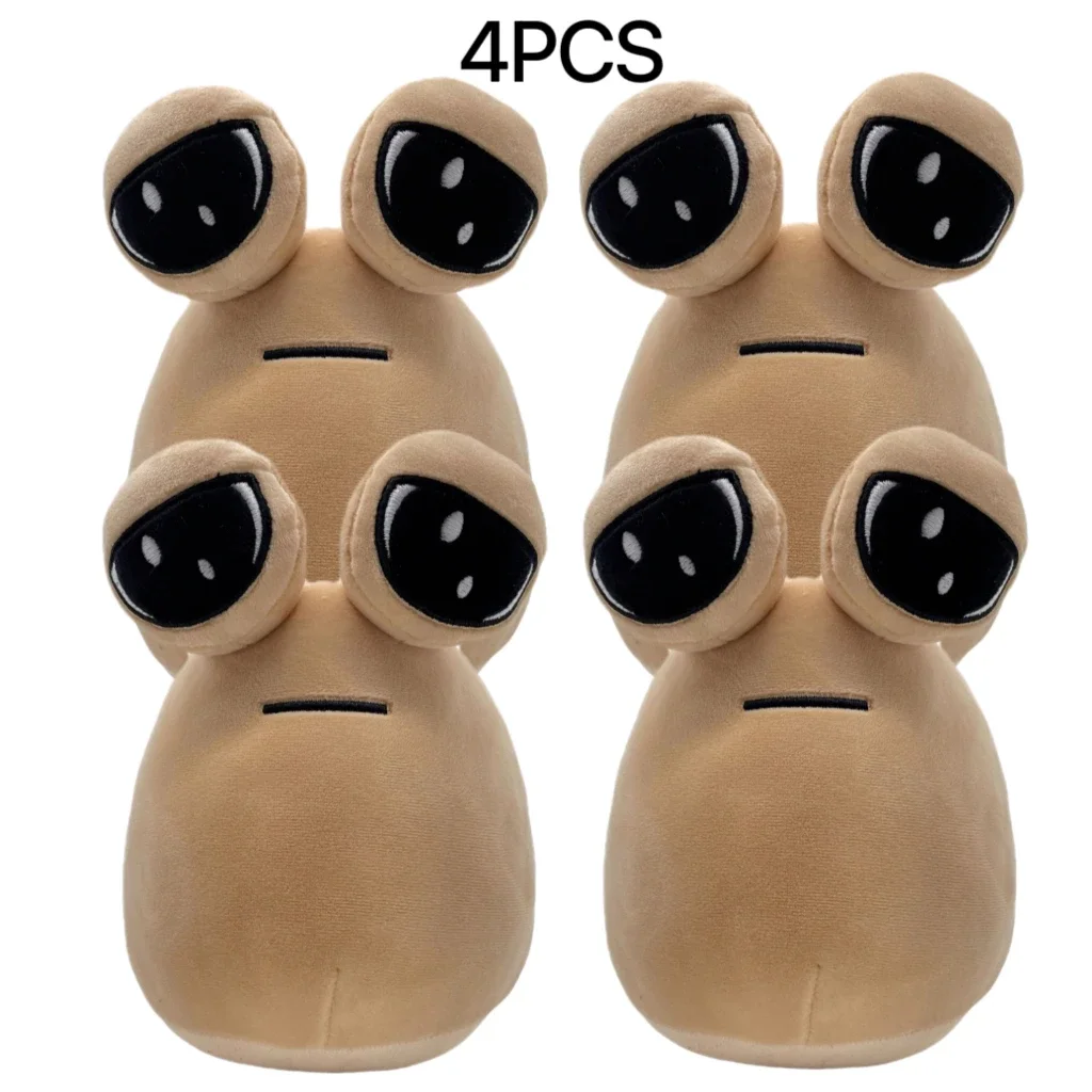 thumbnail image 1 of NEW TOY Hot My Pet Alien Pou Plush Toy Furdiburb Emotion Alien Plushie Stuffed Animal Pou Doll 22cm, 1 of 5
