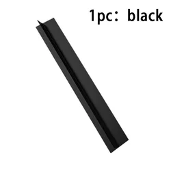Silicone Kitchen Gap Sealing Strip - Oil & Stain Resistant Barrier (Black)