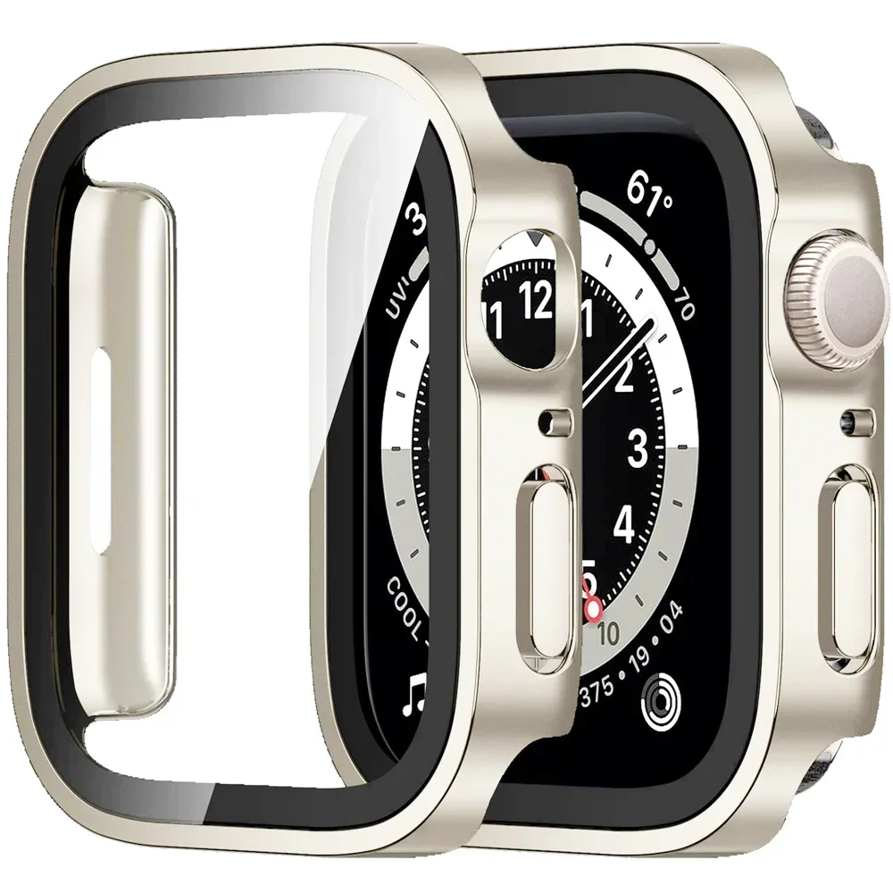 Enhanced Waterproof Apple Watch Bumper & Screen Protector (2-Pack)