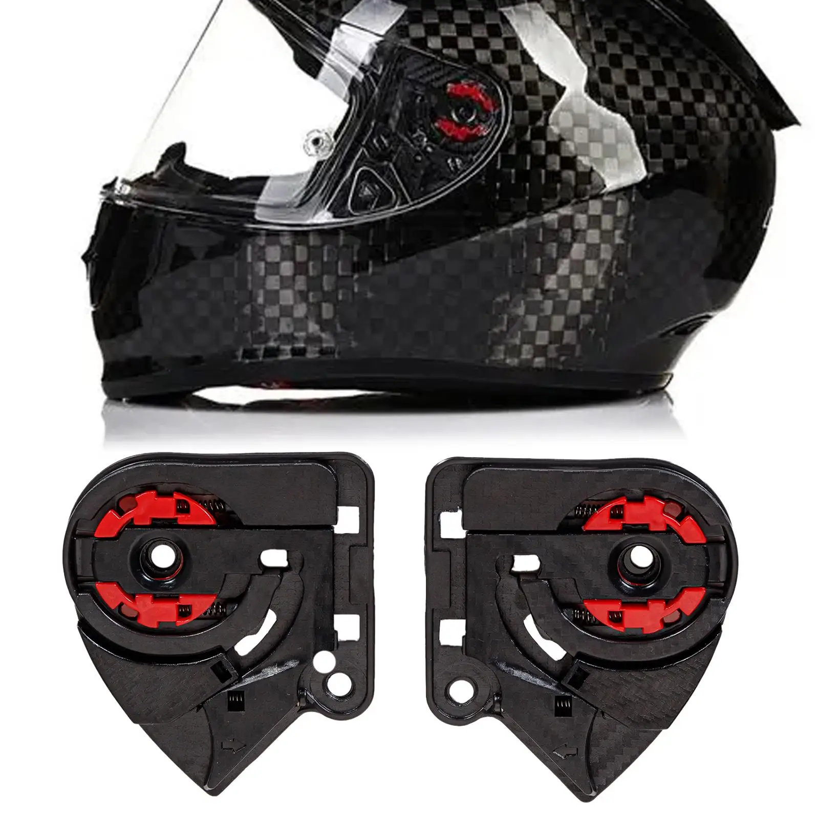 

2 шт. Высокопроизводительные аксессуары для шлема премиум-класса Прямая замена Профессиональный кронштейн для объектива шлема для LS2 Ff390 Ff397 Ff801