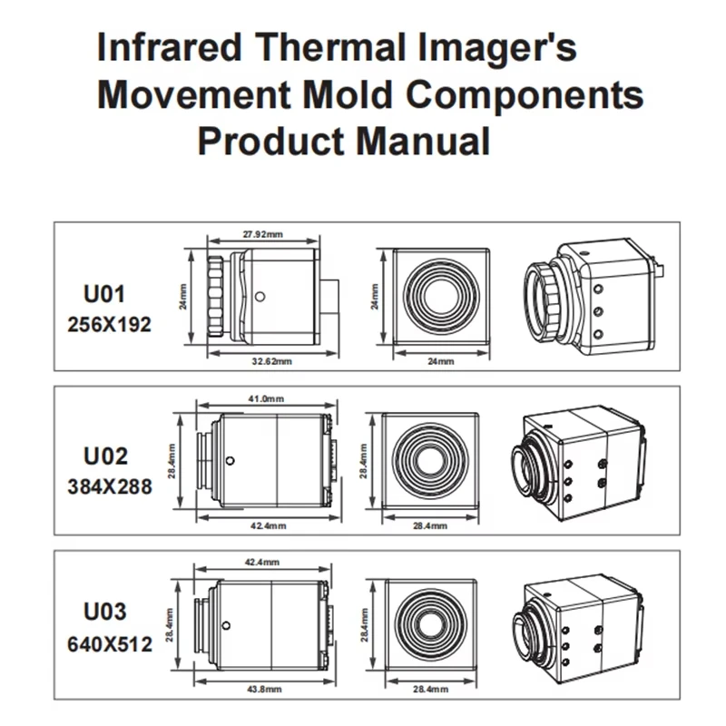 New Thermal Imager for FPV Drones Racing with CVBS Interface Longwave IR 12um Mi