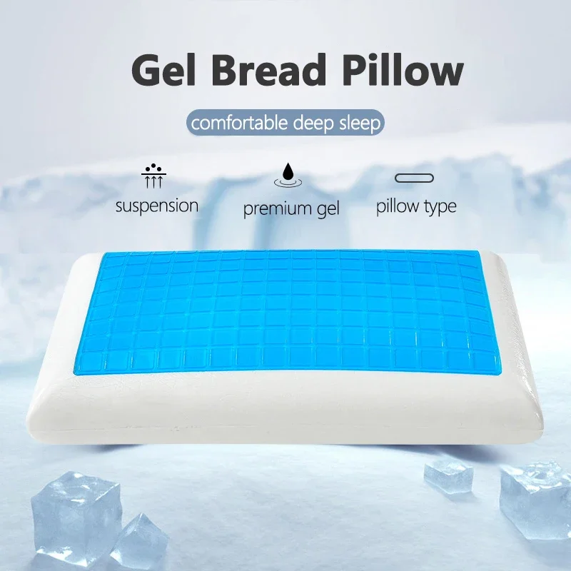 Memory Foam Pillow Long Lasting Comfort Premium Gel Cooling Pillow Cool Pillows for Sleeping Gel Pillow Pillows Memory Foam 6