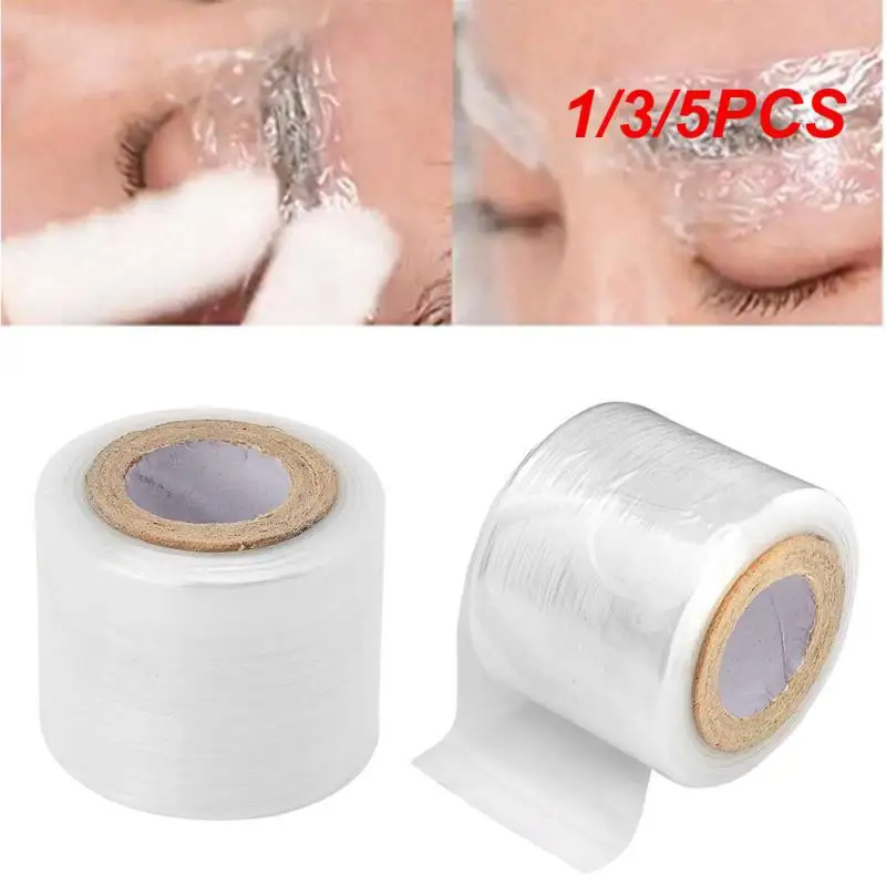 

1/3/5PCS 1 Roll 40MM*200M Tattoo Clear Wrap Tattoo Film For Semi Permanent Eyebrow Lips Makeup Plastic Wrap Numbing Cling Film