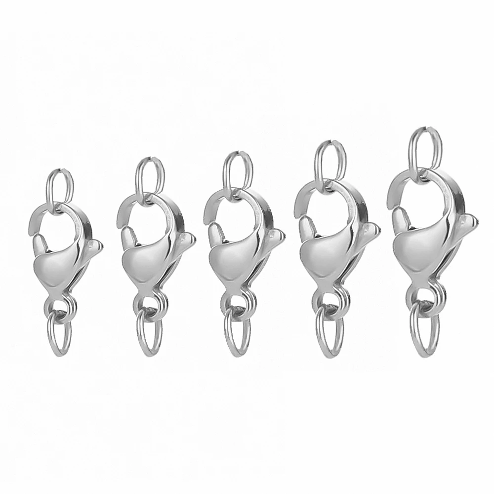 Lobster Clasps Metal Jewelry Making Supplies 316 Stainless Steel