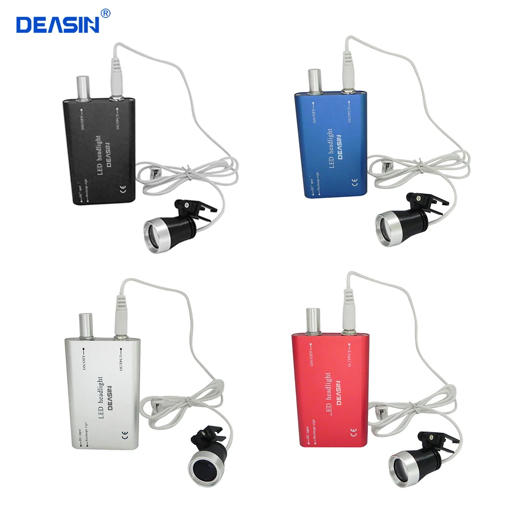 

rechargeable led head light lithium ion battery surgical loupe operating head lamp dental led headlamp teeth clean