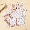 Baby Accessories For Newborn Toddler Kids Baby Girl Boy Cotton Sleeping Dolls Saliva Towel  Rabbit Ear Print Blanket Sleep Toy 3