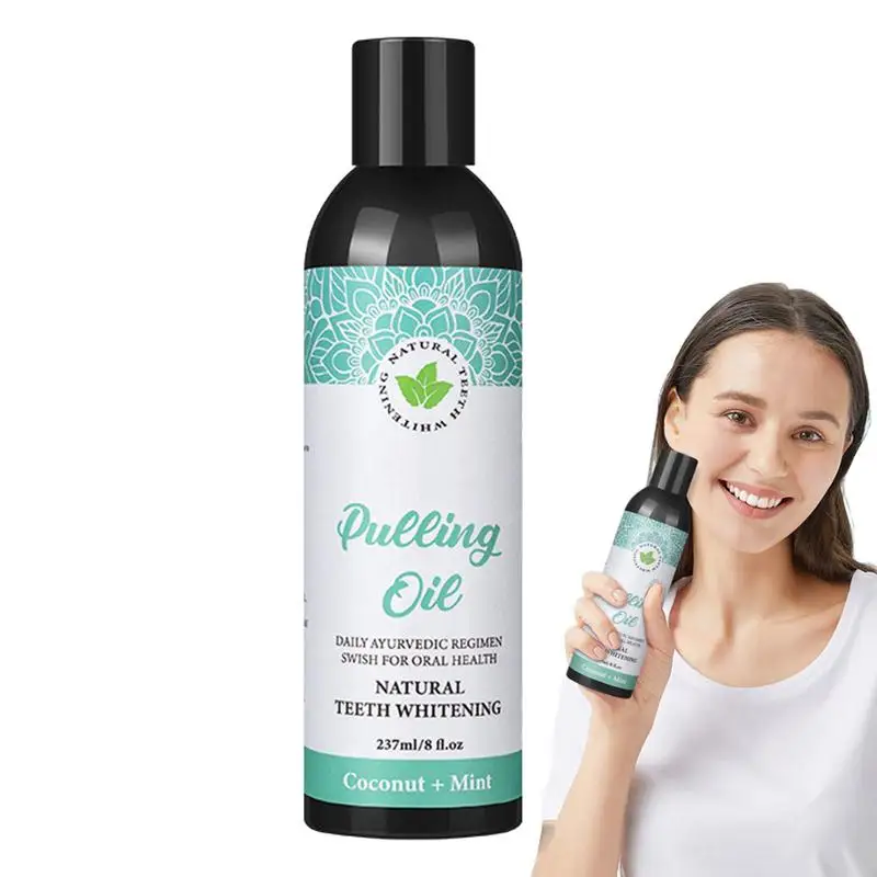 

Bad Breath Mouthwash Mouthwash Oil Pulling Gum Care Refreshing Minty Flavor Teeth Cleaning Tool For Home Travel Business Trip