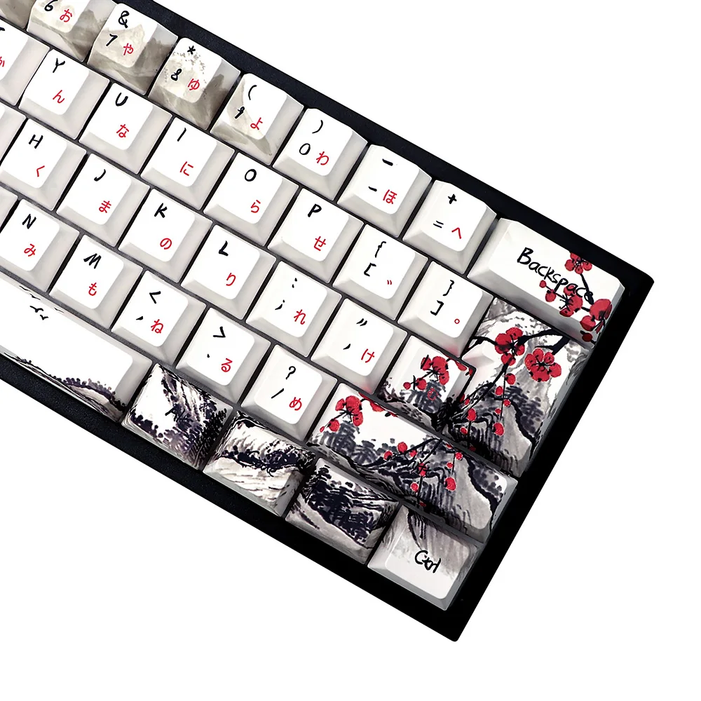 Espanha, Keycaps, Dye Sub, Plum Blossom, Perfil