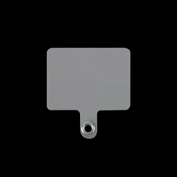 Luxury Metal Mobile Phone Lanyard Patch - Anti - Lost Hanging Rope Tab Clips (Plastic White 1PCS)