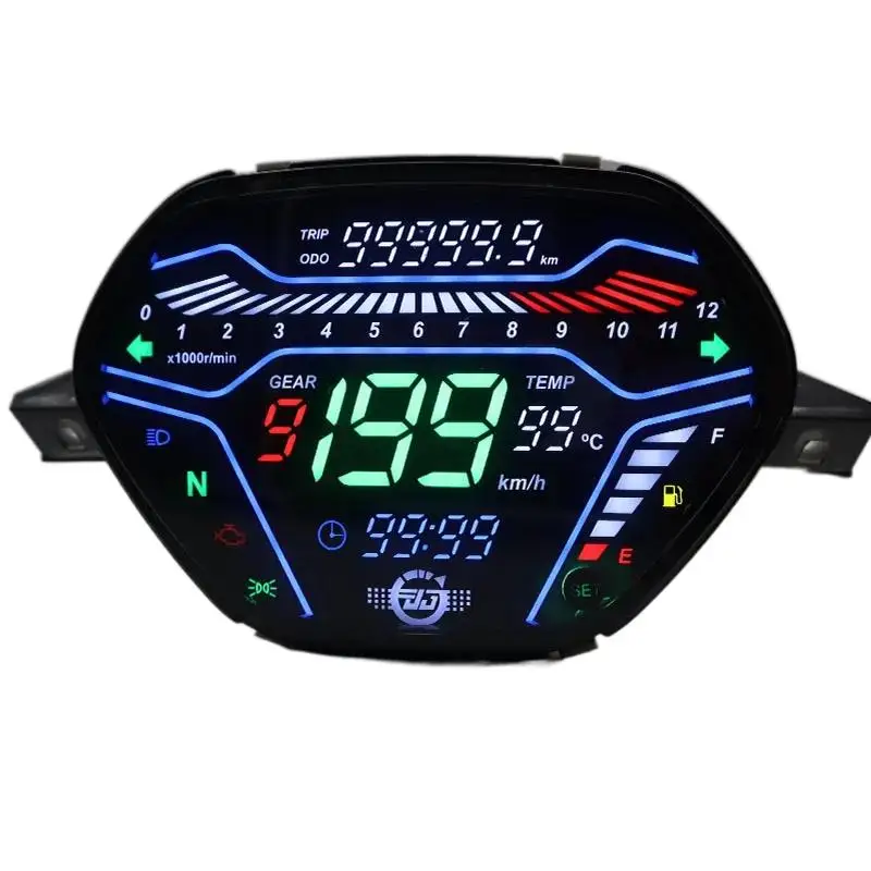 Горячие продукты CD110LED Многофункциональный инструмент Цифровой мотоцикл SpeedometerLEDDashboard EX5 Class1 CX DX Honda Wave100 CD100