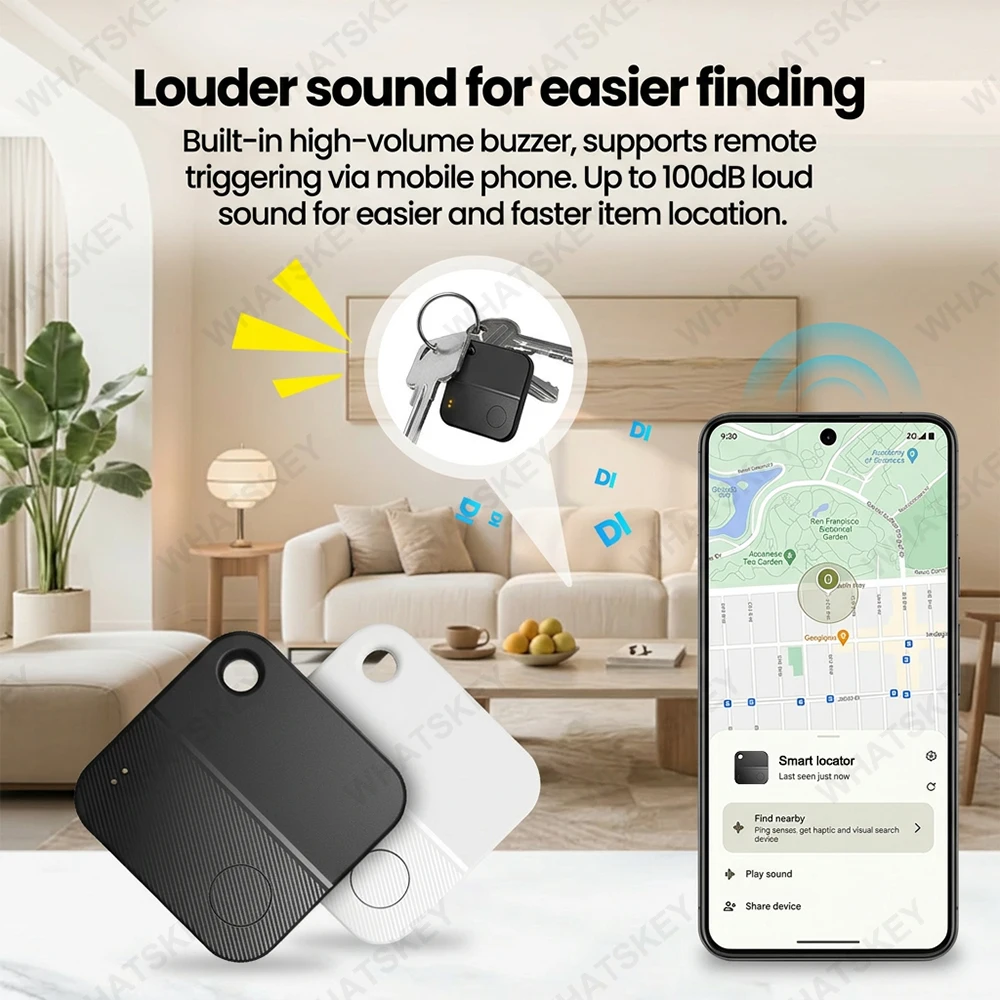 Smart Location Tracker for Android Devices - Key Finder Compatible with Google Find App