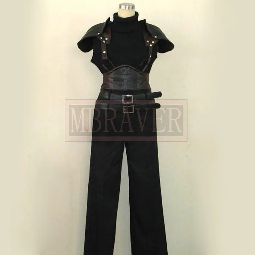 

Final Fantasy VII FF8 Crisis Core Zack Fair Cosplay Uniform Costume Halloween Christmas Party Custom Made Any Size