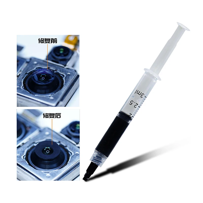 

iPhone camera lens repair liquid Remove scratch liquidUnable to repair blue light beads and lamp beads
