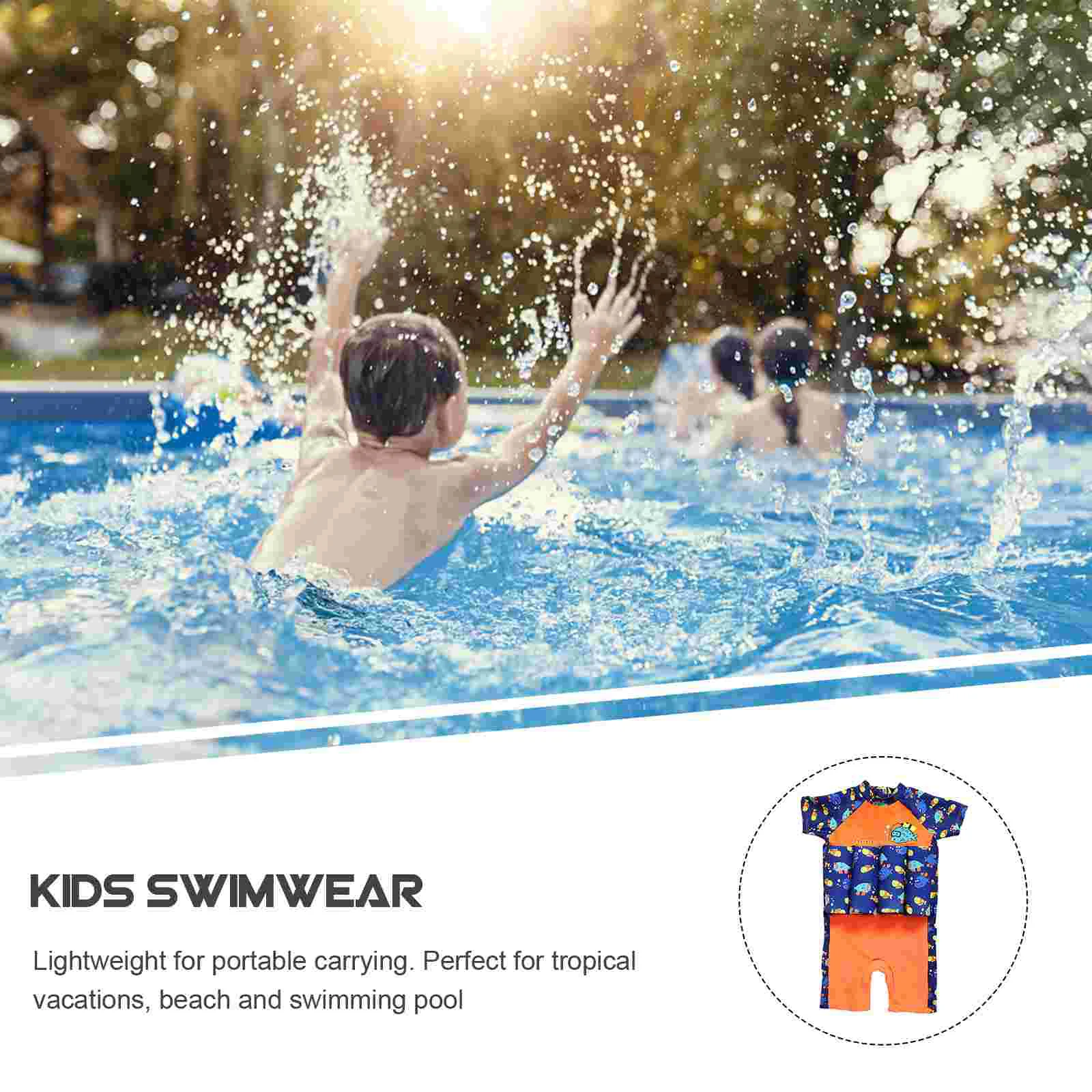Kids Swimwear Girl Children's Girls Swimsuits Bath Clothes Swimming Jacket Baby Floats Buoyancy Bathing