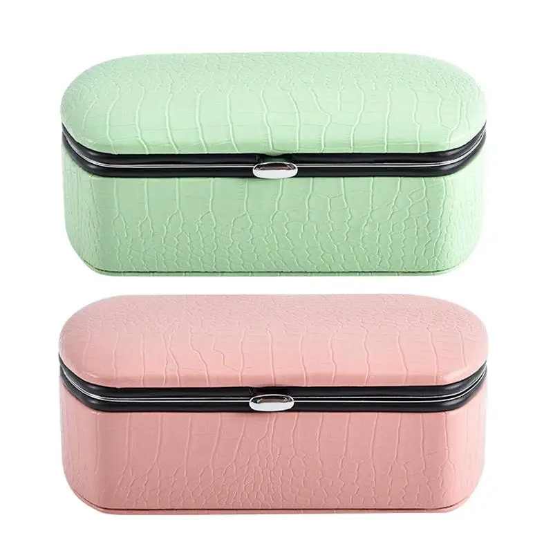 

Crocodile Jewelry Box Portable Jewelry Box Organizer With Crocodile Pattern Jewelry Holder Organizer Storage Display Ring
