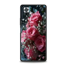Elegant Red Rose Floral Design Soft Phone Case Cover for Redmi 9A (A1)