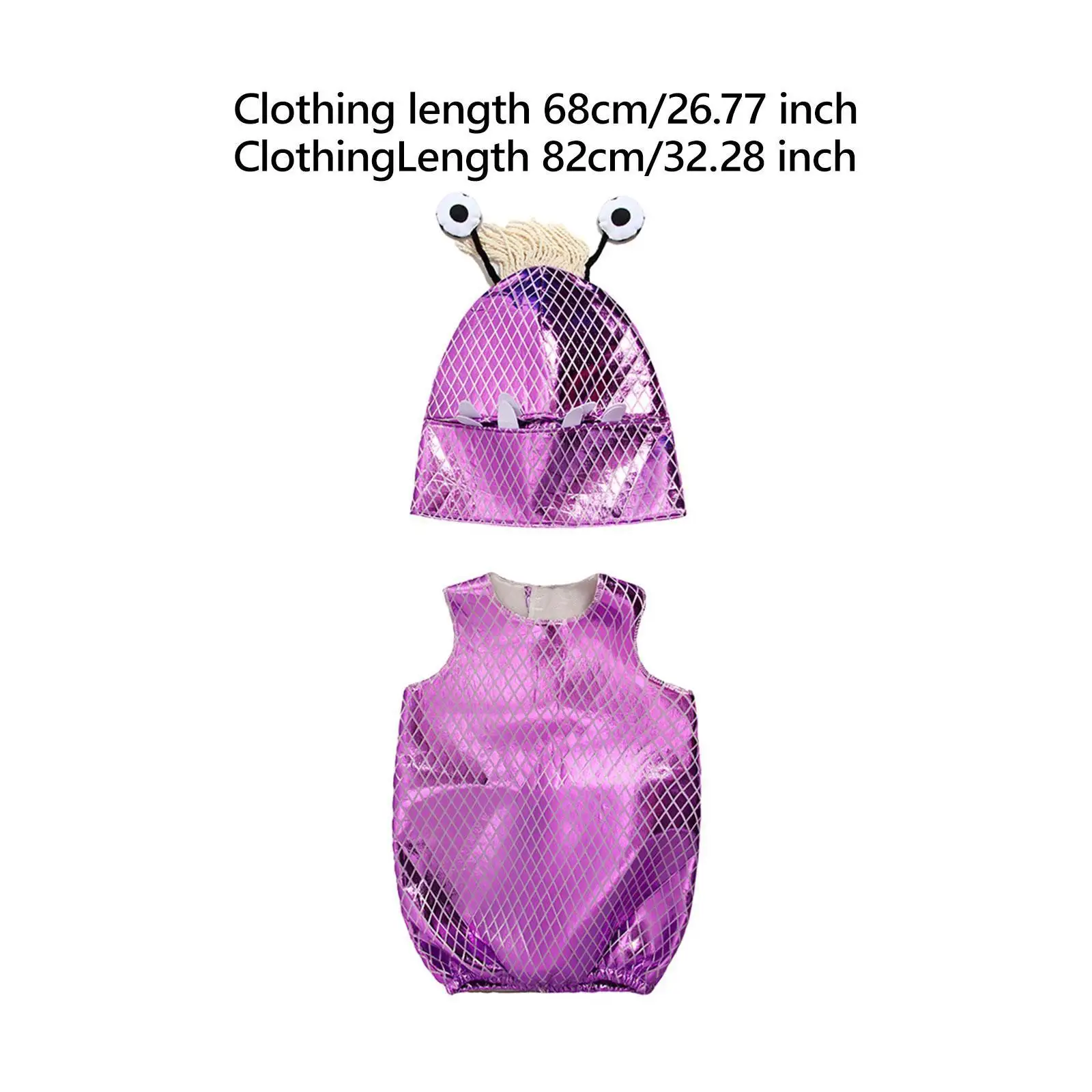 Cosplay Costume Children Monster Cosplay Costume Set Prom Cosplay Kids Jumpsuit Hood Hat Set