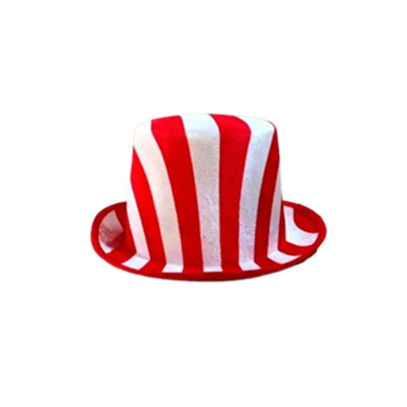 Stripe Clown Funny Hat Colorful Joker Cosplay Cap Carnival Masquerade Party Supplies Festival Performance Accessories