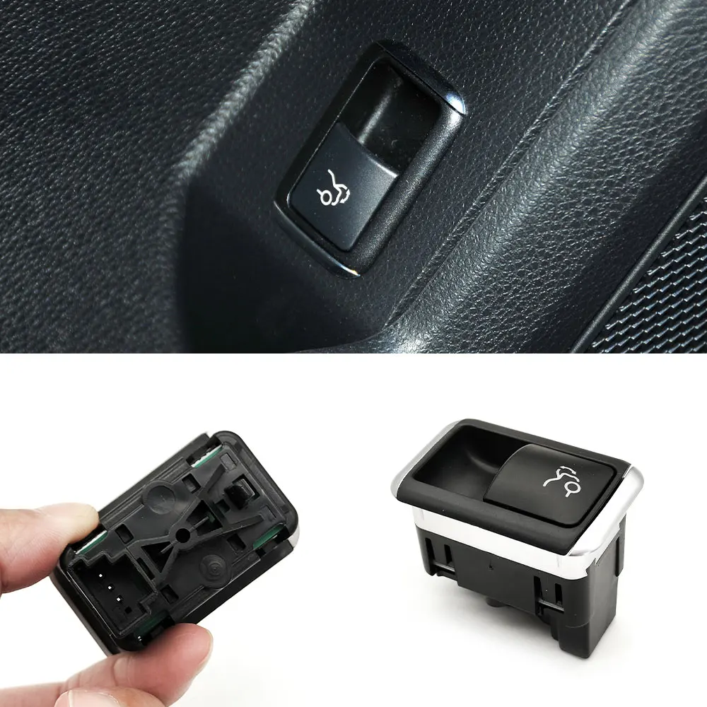 For Mercedes W204 X204 W212 Car Trunk Unlock Release Button Cover For Benz C E GLK Class C180 C200 E260 GLK300 E350 2049055602