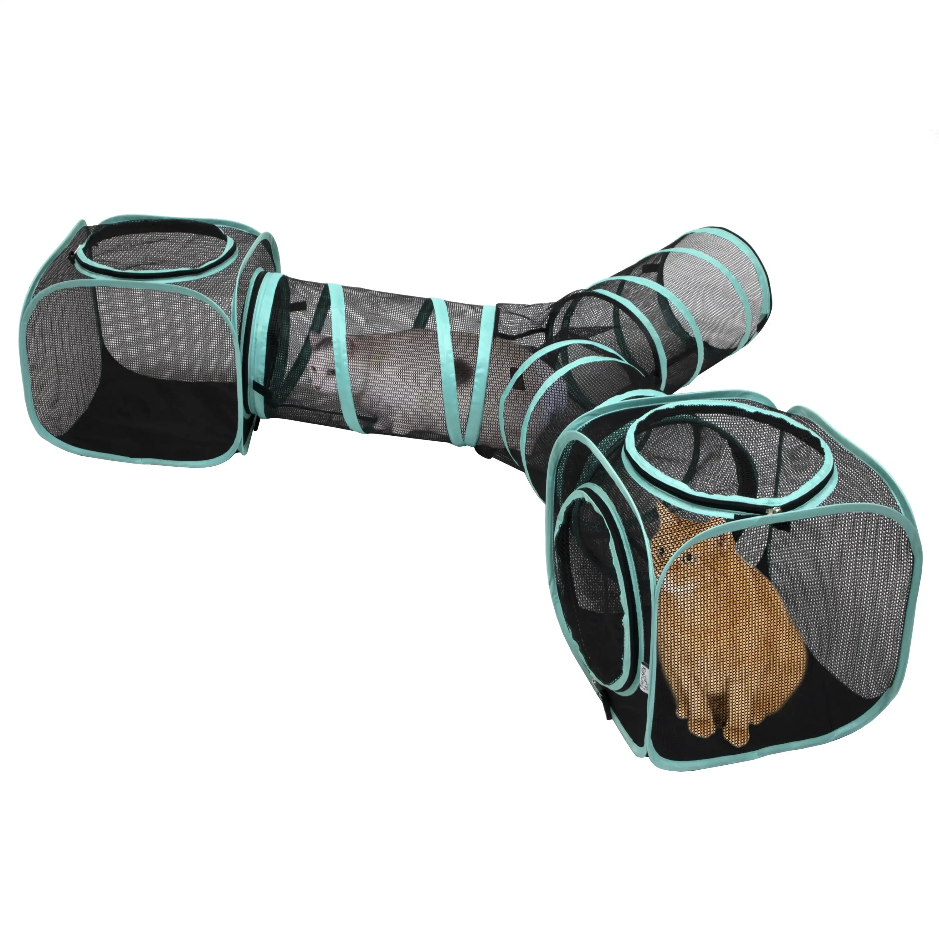

3-сторонний туннель для кошек Kitty City, мебель для кошек