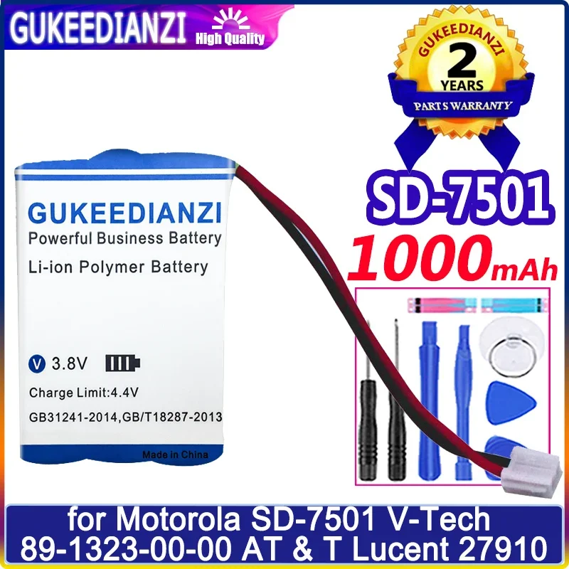 

Аккумулятор для домашнего телефона Motorola SD-7501 V-Tech 89-1000-00-00 AT & T Lucent 1323, 27910 мАч