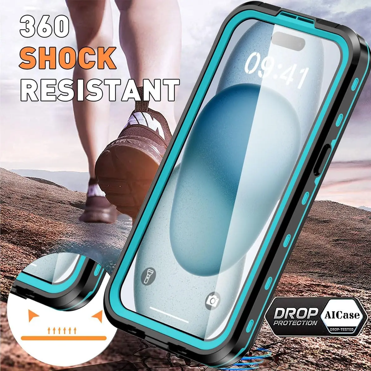 IP68 Waterproof Magnetic Case For iPhone 16 15 14 13 Pro Max Plus Mini Dustproof Underwater Touch Screen Diving Case Phone Shell - Image 6