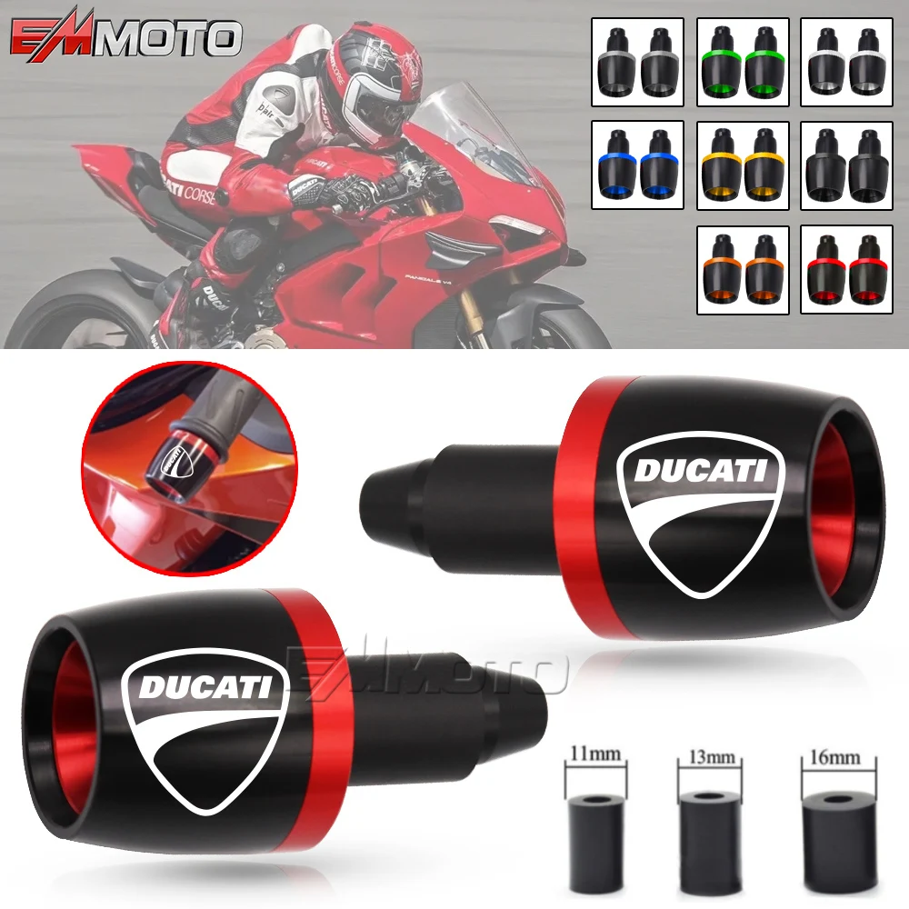 

Motorcycle Handlebar Grips Bar End Plugs For Ducati 999/S/R 749/S/R S4RS MS4/MS4R M900/M1000 900SS/1000SS 996/998/B/S/R 748/750S