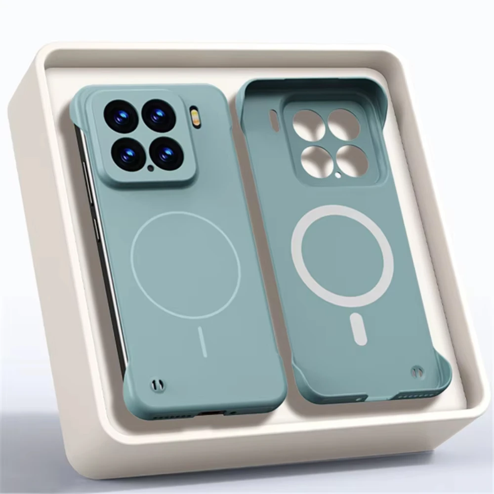Luxury Ultra Thin Magnetic Frameless Phone Case - Hard PC, Magsafe-Compatible Cover