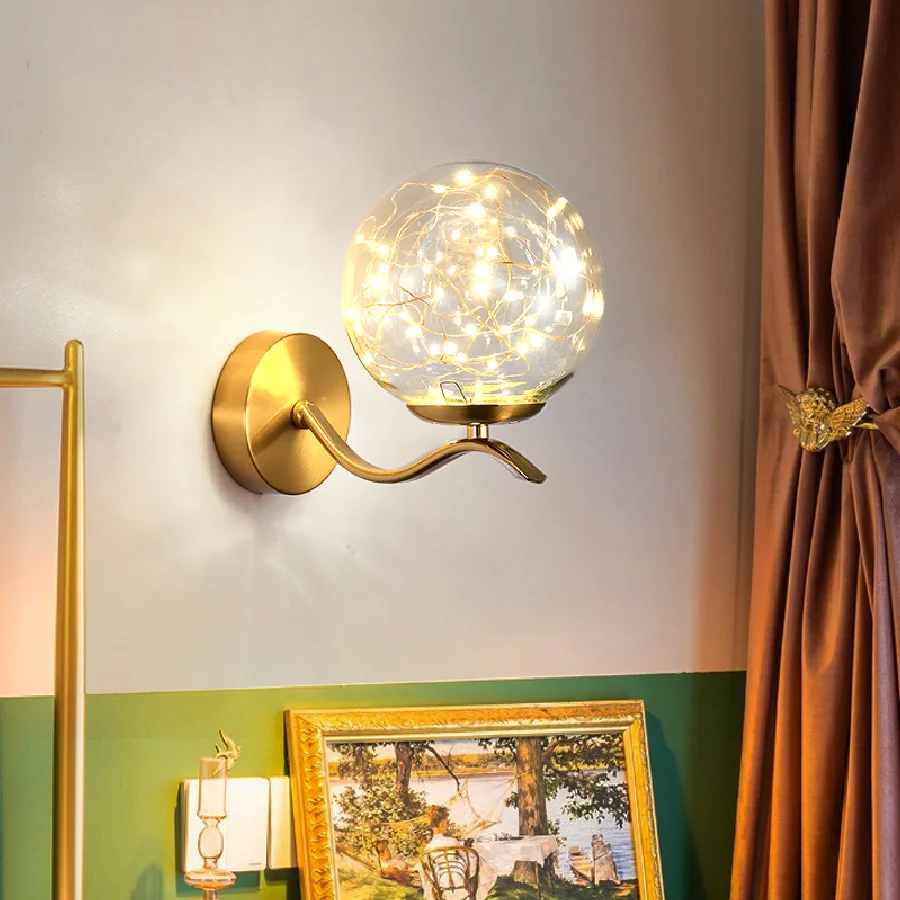 

Nordic Indoor LED Wood Wall Lamp Living Dining Room Bedroom Bedside Study Decoration Wall Light Home Corridor Aisle Modern Lamp