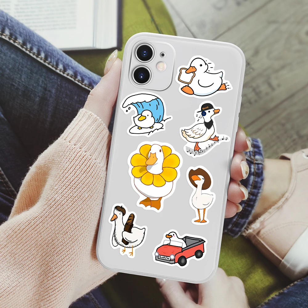 Cartoon Stickers Mixed Duck Goose Aesthetic Graffiti PVC for Diary Laptop etc