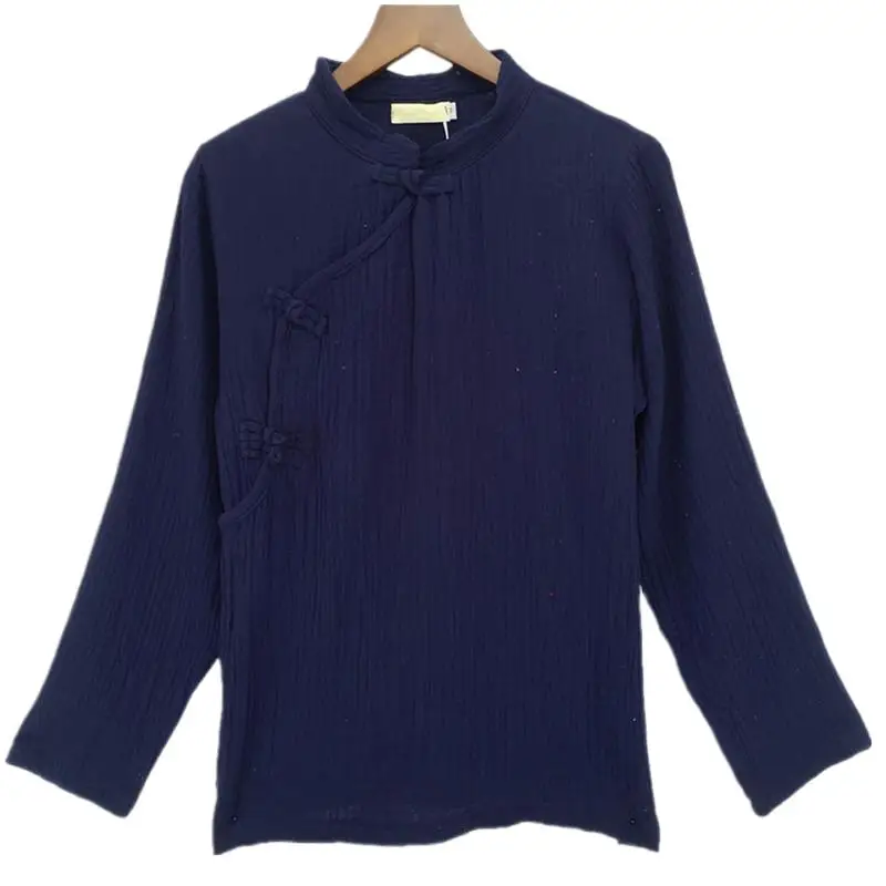 2024 Primavera Autunm Blusas Femininas Donna Cotone Lino Camicetta Donna Top Blusas De Mujer Bonitas Y Baratas Top Femme Blusas