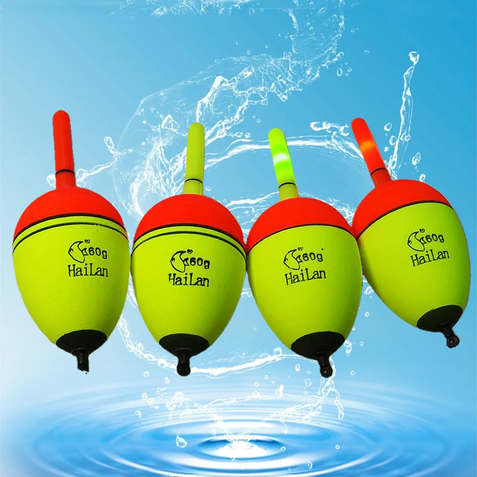 20g-100g Led Electronic Luminous Sea Light Fishing Float Rod Bobber Floats For Night Fishing